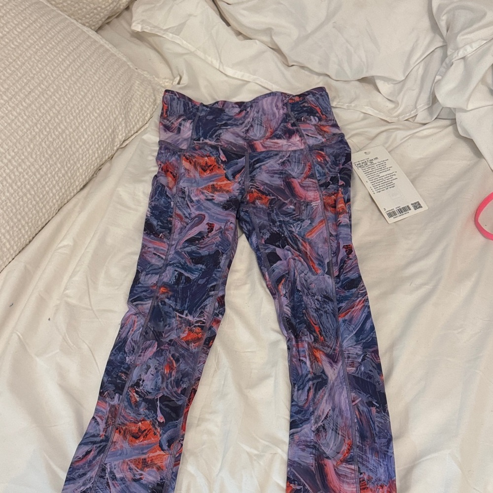 lululemon athletica Kids Purple and Red Leggings
